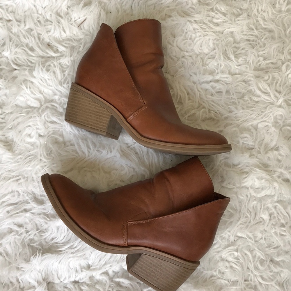 Brown booties